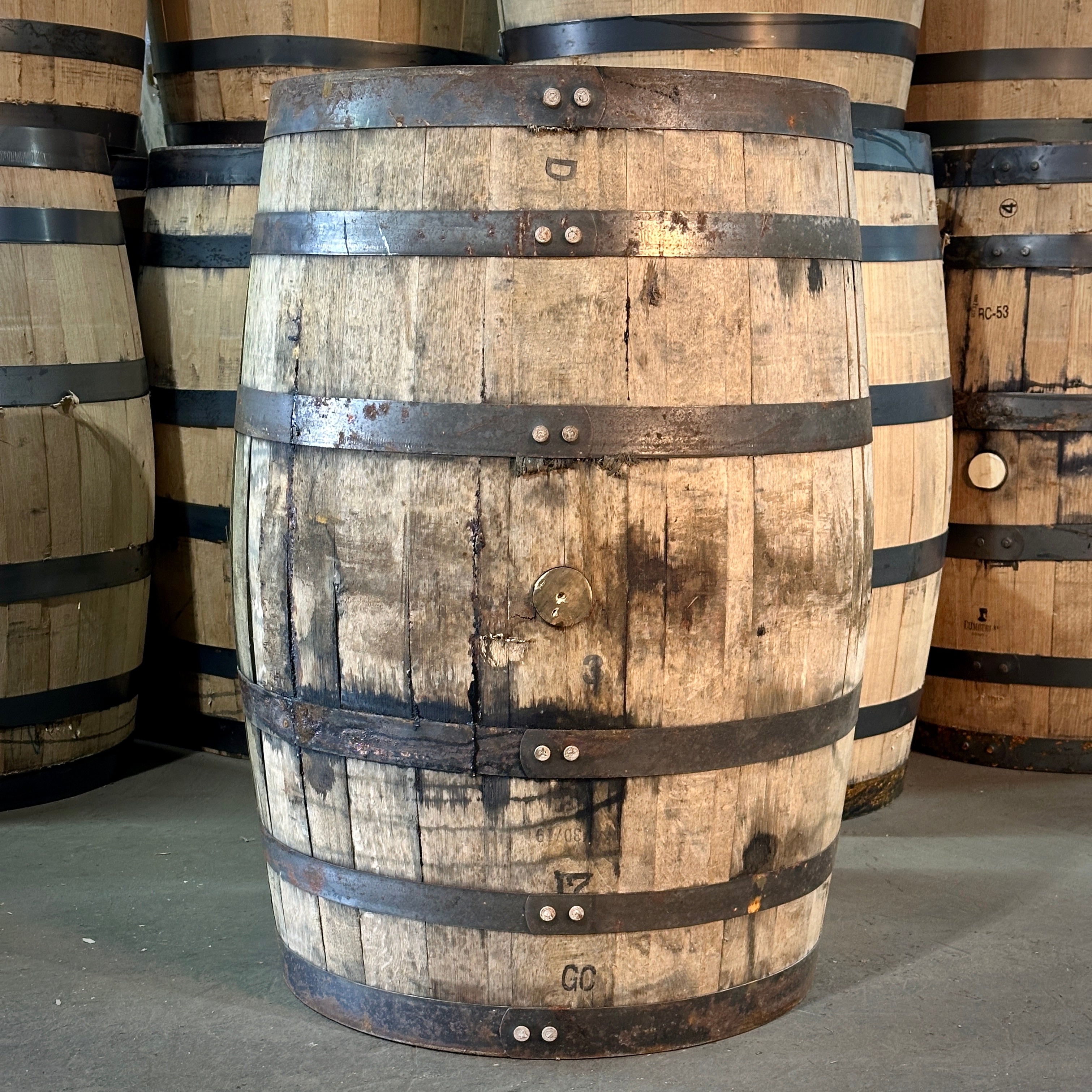 A Belle Meade Amburana Bourbon Barrel Upright