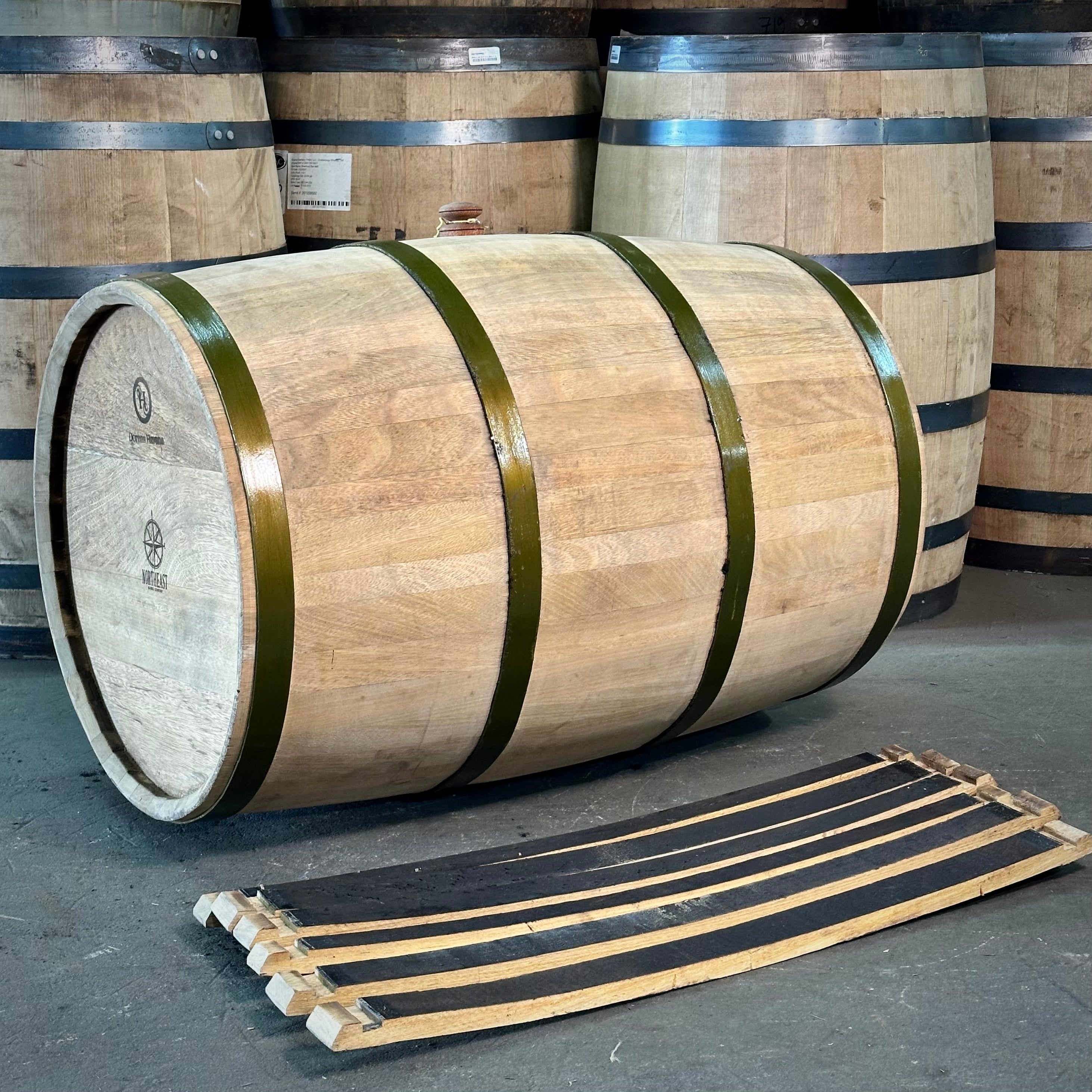 Round Stave Amburana Wood Staves