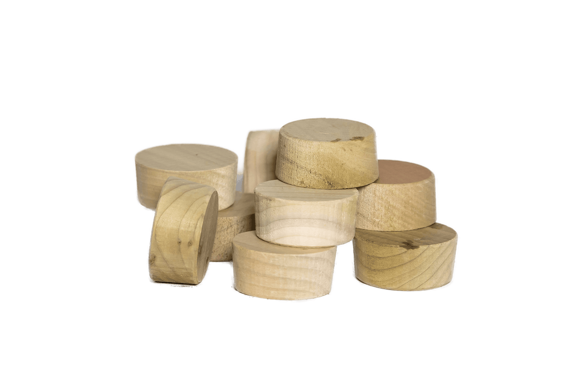 10 Pack Poplar Barrel Bungs