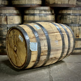 Bourbon Maple Syrup Barrel on its side